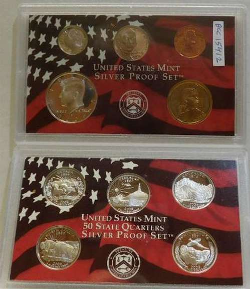 2006 Silver PROOF Set, w/ Silver State Qtrs,  no box