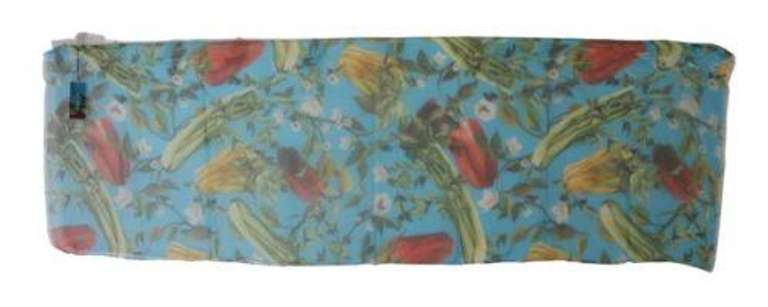 DOLCE & GABBANA LIGHT BLUE FLORAL WRAP SHAWL SILK SCARF