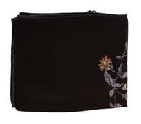DOLCE & GABBANA BROWN 100% SILK BIRD PRINT WRAP