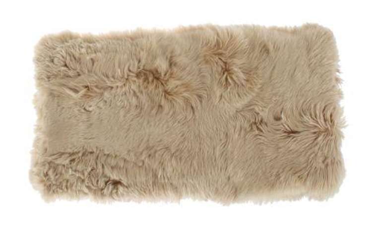 DOLCE & GABBANA BEIGE ALPACA COLLAR SCARF