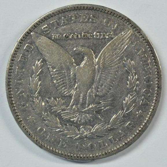 Rare key date 1895-S Morgan Silver Dollar in VF