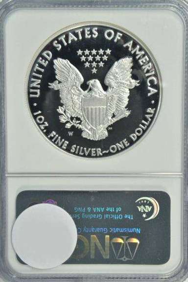 Sensational NGC PF70 ULTRA CAMEO 2008-W $1 Silver Eagle