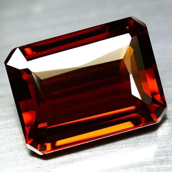 Top color AAA 35.38ct created Citrine