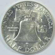 Near Gem BU 1949-P Franklin Half Dollar Full Bell Lines