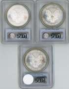 3 Diff. FIRST STRIKE PCGS MS69 $1 Silver Eagles 2005-07