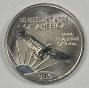 Superb Gem BU Year 2000 $10 pure Platinum Eagle coin