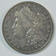 Rare key date 1895-S Morgan Silver Dollar in VF