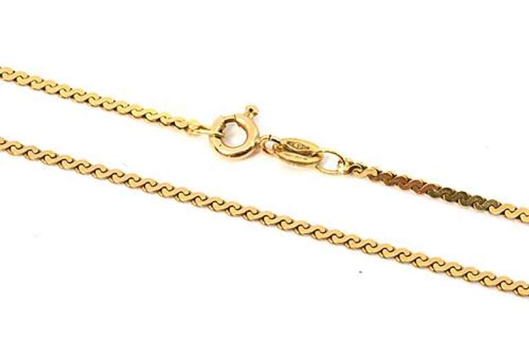 Useful Serpentine Link Necklace