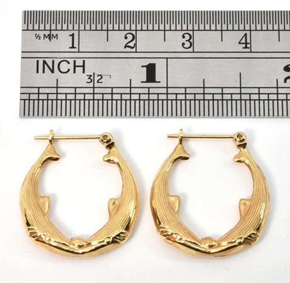 Popular Dolphin Hoop Earrings