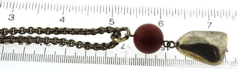 Sterling Silver Gemstone Pendant on Chain