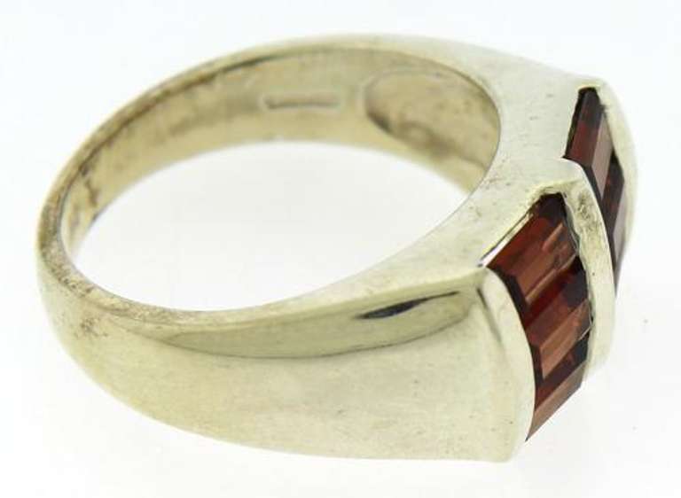 Sterling Silver Gemstone Ring