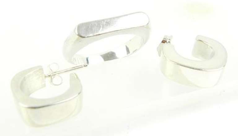 Silpada Sterling Square Earrings & Ring, 10.5