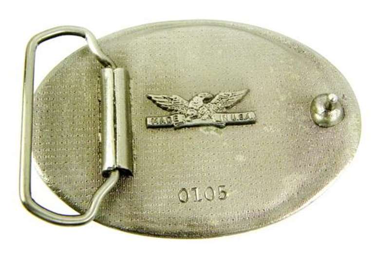 Large Enameled Liberty Belt Buckle