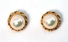 Nice 18k Pearl Earrings