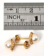 Nice 18k Pearl Earrings