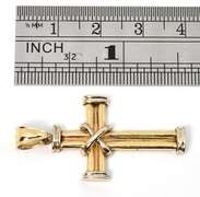 Tasteful 14k Cross Pendant