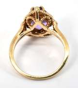 Lovely Pear Shaped Amethyst Ring