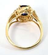 Gorgeous Synthetic Sapphire Ring