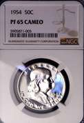 1954 PF65 Cameo 50c NGC