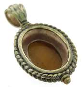 Sterling Silver Tiger Eye Pendant