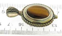 Sterling Silver Tiger Eye Pendant