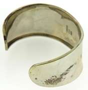 Mexico Sterling Silver Carnelian Cuff Bracelet