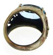 Vintage Sterling Silver Blue Topaz Ring