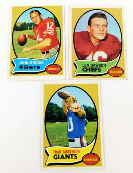 3 Vintage NFL Quarterback Greats