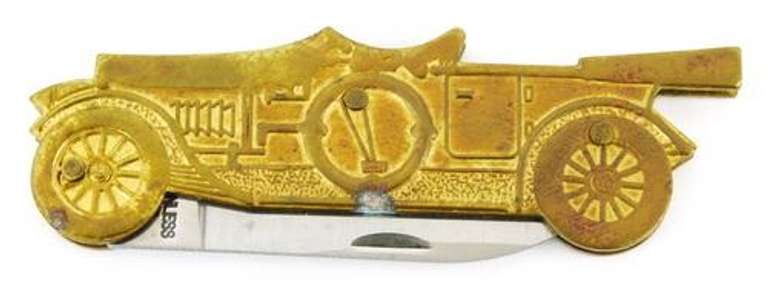 Vintage Automobile Single Blade Pocket Knife