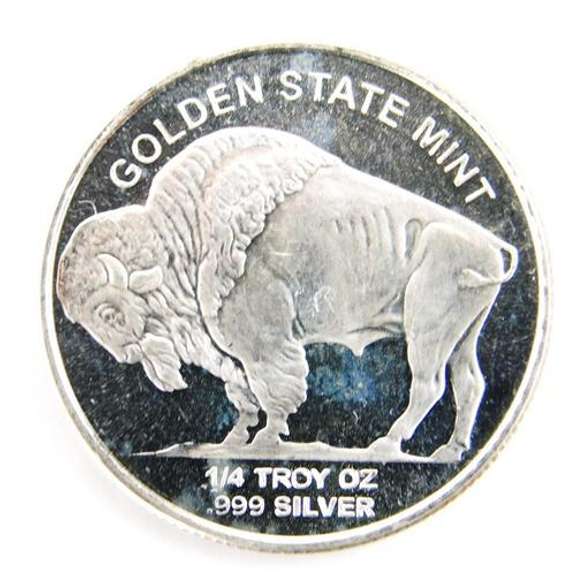 1/4 OZ .999 Silver Reproduction Buffalo Nickel