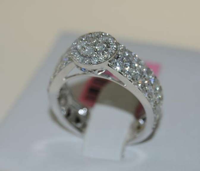 Timeless Multi Diamond Halo Ring