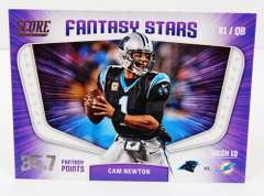 Cam Newton 2016 Panini Fantasy Star Football Card