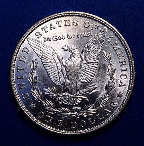 1880-O Morgan Dollar, Slider BU