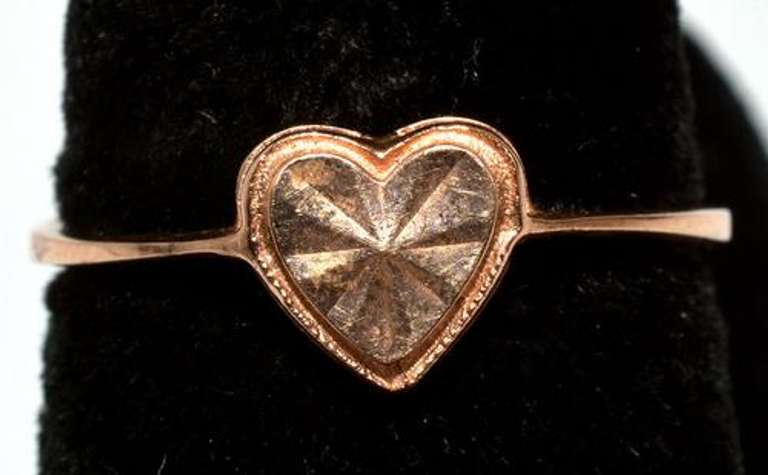 Petite Heart Ring in 14KT Rose Gold
