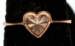 Petite Heart Ring in 14KT Rose Gold
