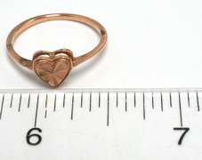 Petite Heart Ring in 14KT Rose Gold