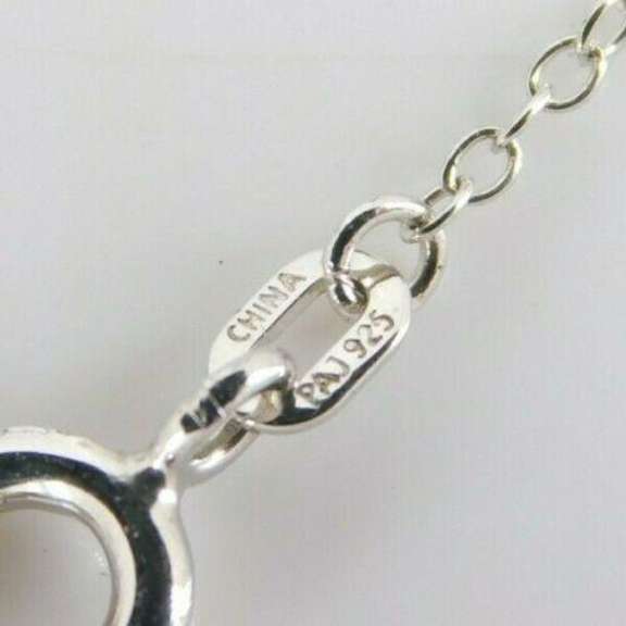 Sterling Silver Blue Topaz and Spinel Necklace