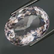 Glittering round cut 12.42ct pink Amethyst