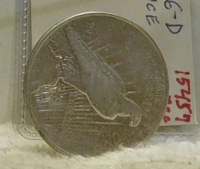 1926-D Peace Dollar, almost Uncirculated, Lusterous.