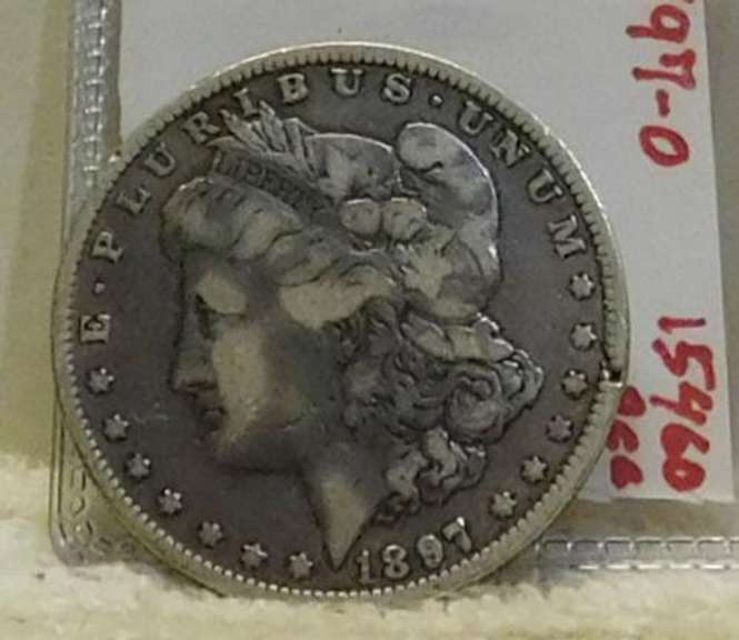 1897-O Morgan  Dollar, circulated, hard date