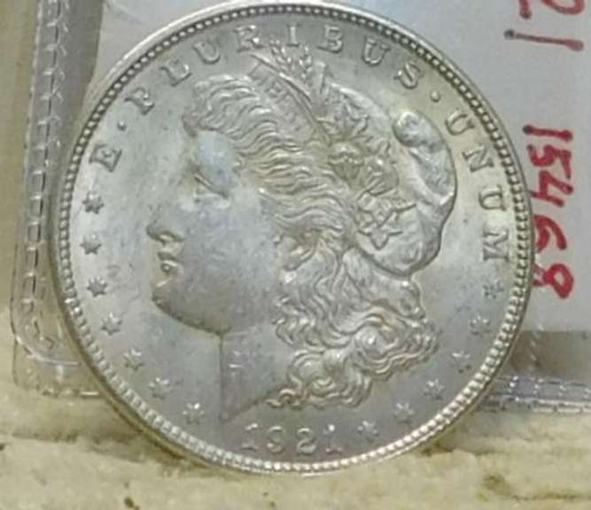 1921 Morgan  Dollar, circulated,