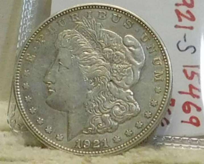 1921 Morgan  Dollar, circulated,