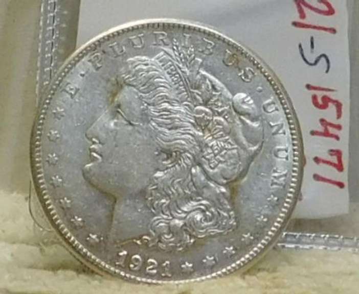 1921 Morgan  Dollar, circulated,