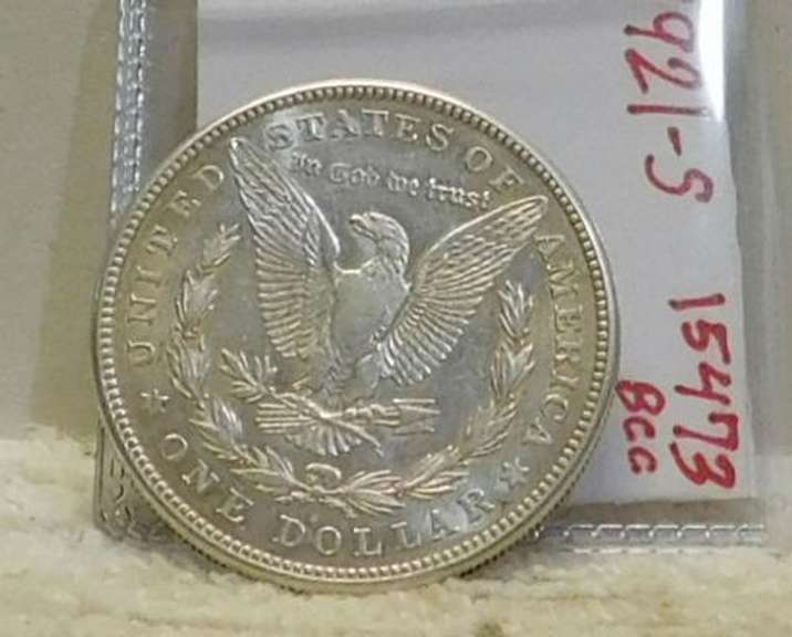 1921-S Morgan  Dollar, circulated,