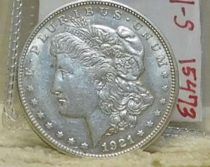 1921-S Morgan  Dollar, circulated,