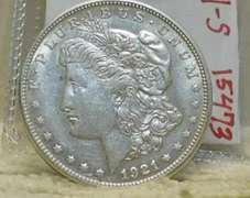 1921-S Morgan  Dollar, circulated,