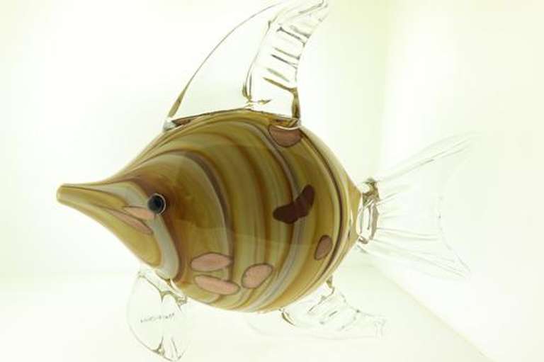 Fantastic Art Deco Art Glass Sculpture