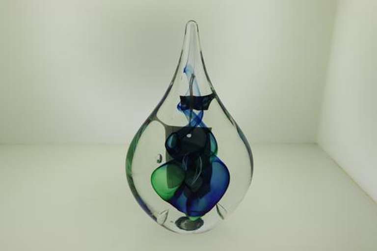 Fantastic Art Deco Art Glass Sculpture