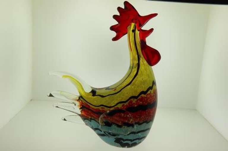 Fantastic Art Deco Art Glass Sculpture