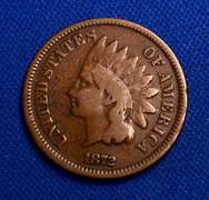 Nicer Great Date 1872 Indian 1c